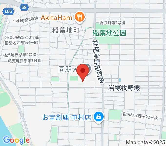 名古屋音楽大学の地図