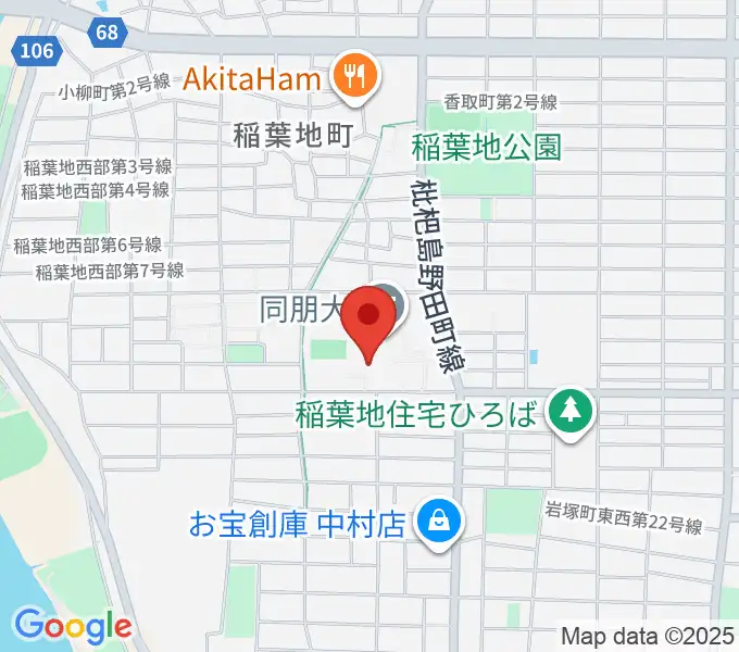 名古屋音楽大学の地図