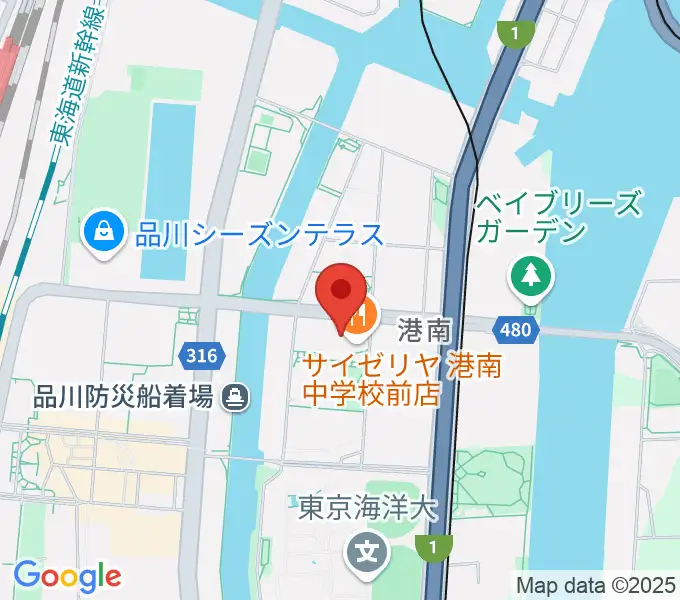 カワイ音楽教室 MS品川の地図