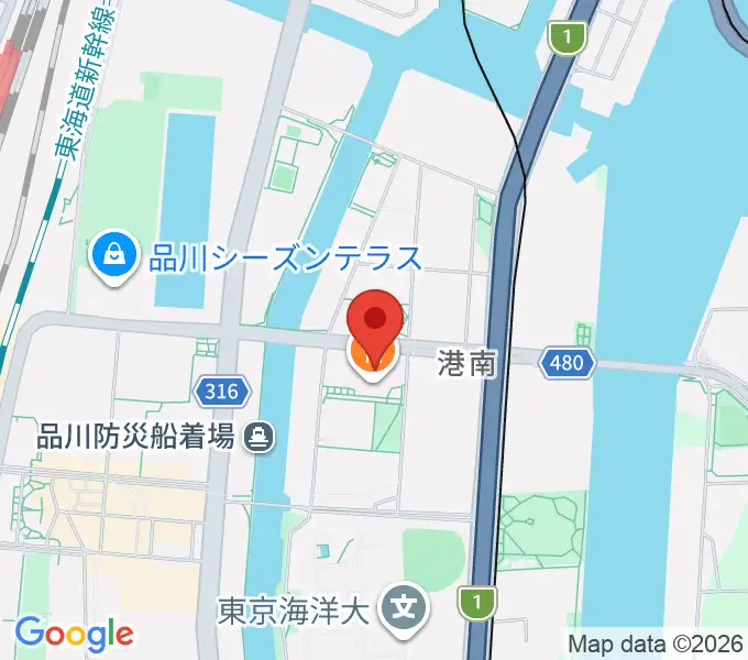 カワイ音楽教室 MS品川の地図