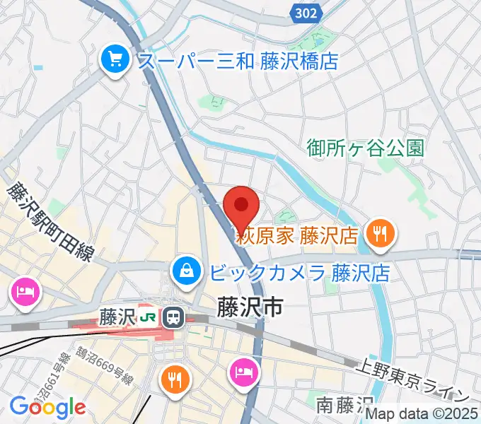国際新堀芸術学院の地図