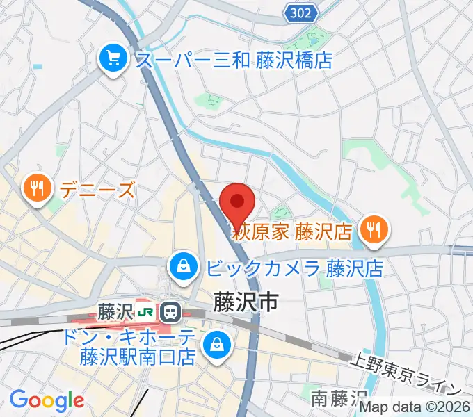 国際新堀芸術学院の地図