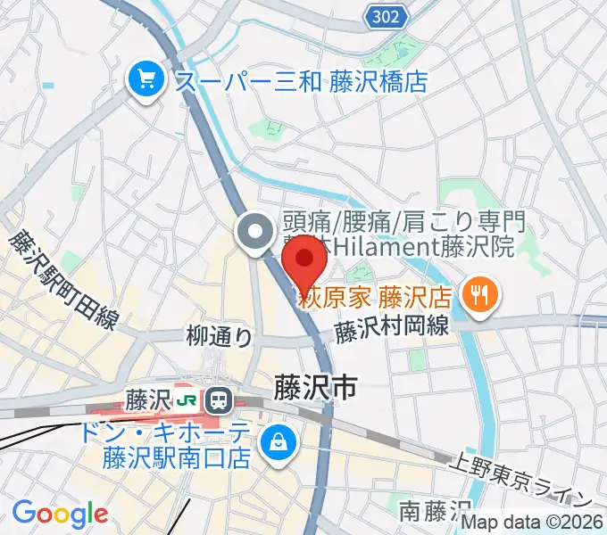 国際新堀芸術学院の地図