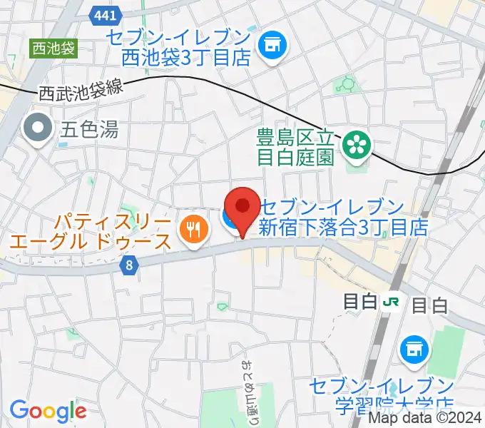 音楽教室アルルの地図