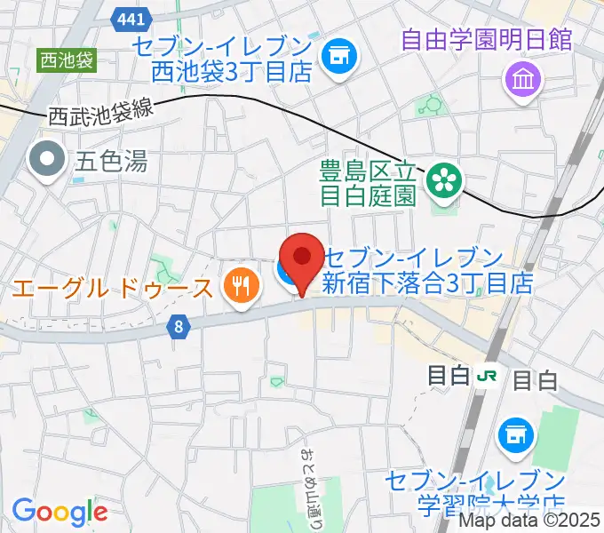 音楽教室アルルの地図