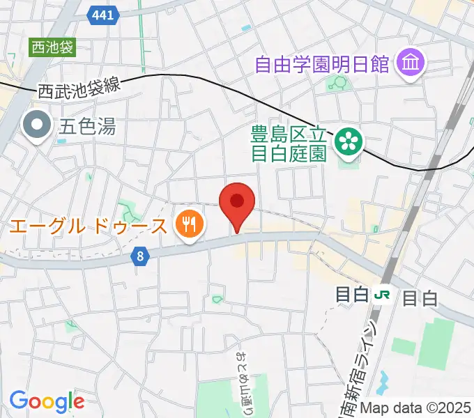 音楽教室アルルの地図