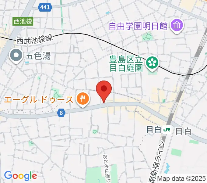 音楽教室アルルの地図