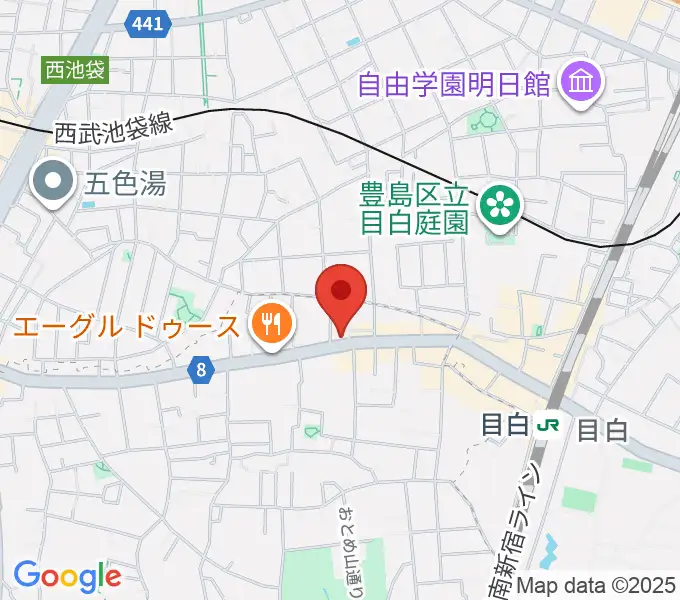 音楽教室アルルの地図