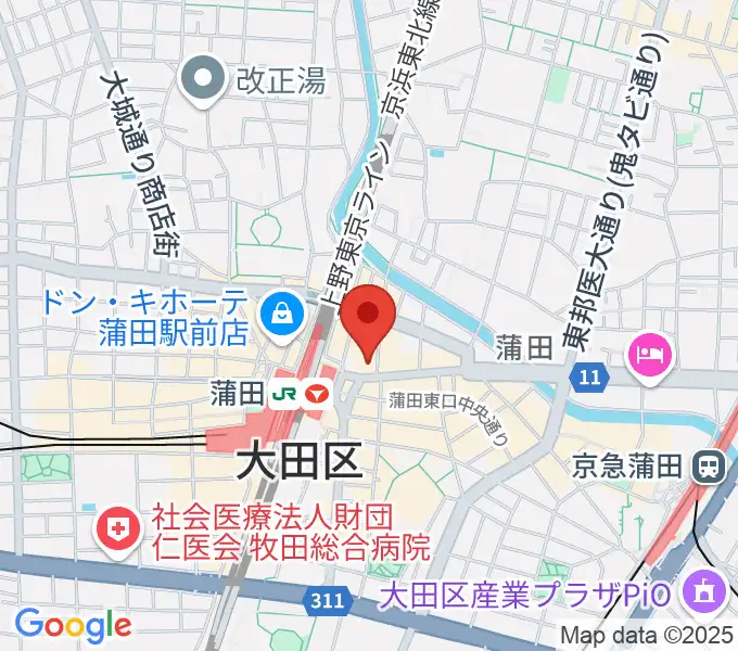 スター楽器ミュージックスクエアカマタの地図