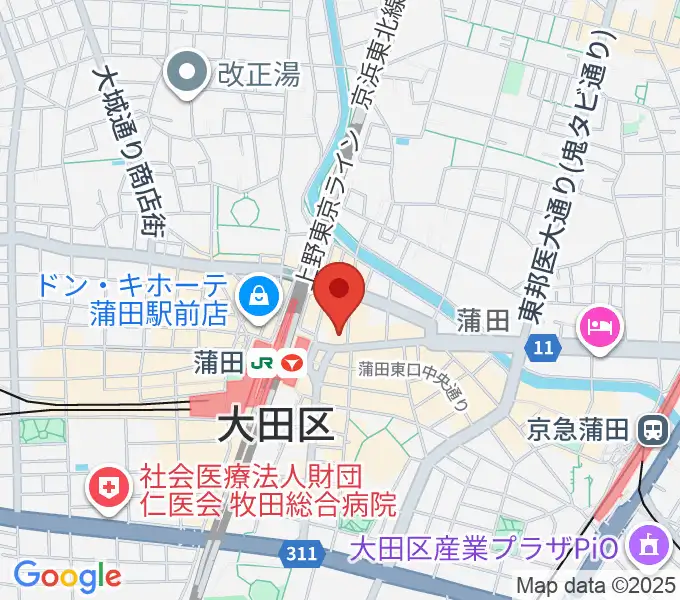 スター楽器ミュージックスクエアカマタの地図