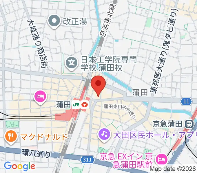 スター楽器ミュージックスクエアカマタの地図