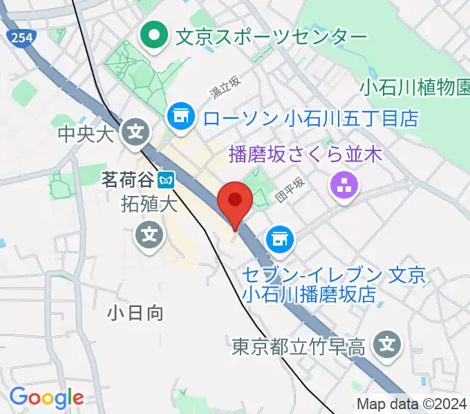 プレスト音楽教室の地図