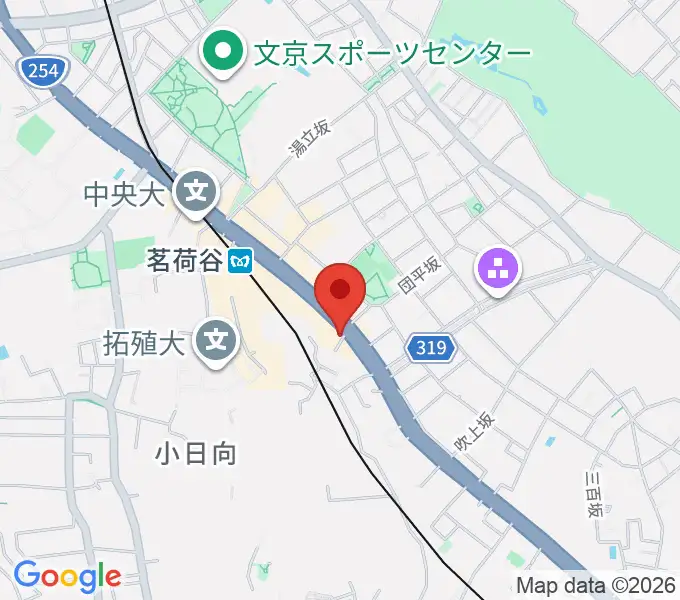 プレスト音楽教室の地図