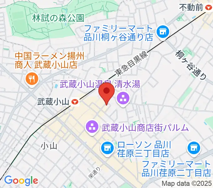 心弦二胡教室の地図