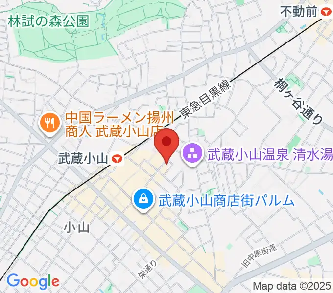 心弦二胡教室の地図