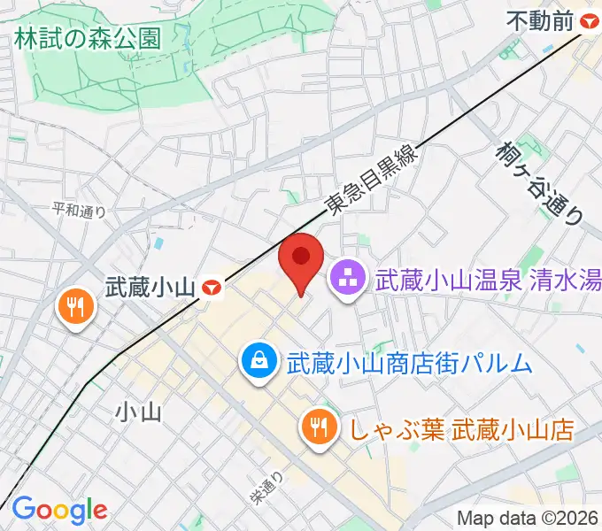 心弦二胡教室の地図