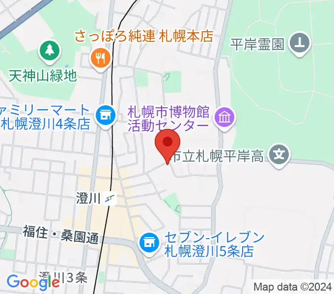 札幌コンセルヴァトワールの地図