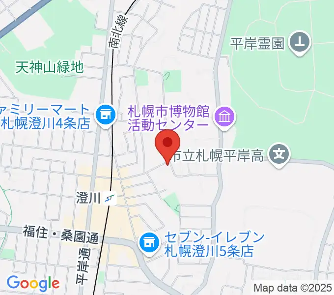 札幌コンセルヴァトワールの地図