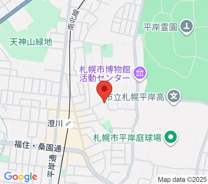 札幌コンセルヴァトワールの地図