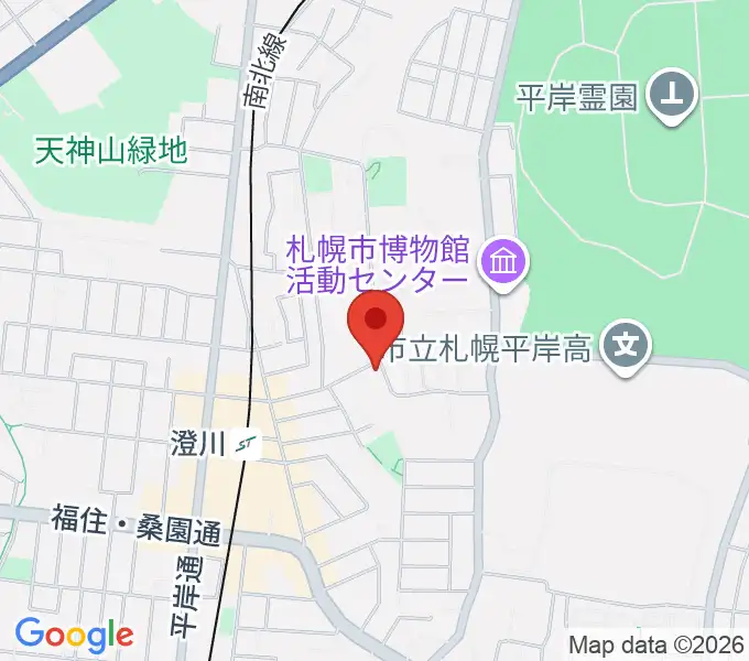 札幌コンセルヴァトワールの地図