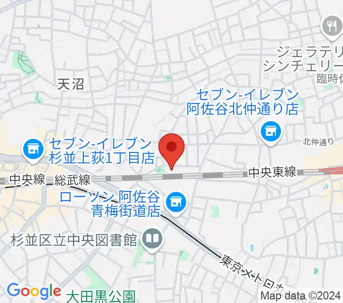 インド音楽教室J.I.N.の地図