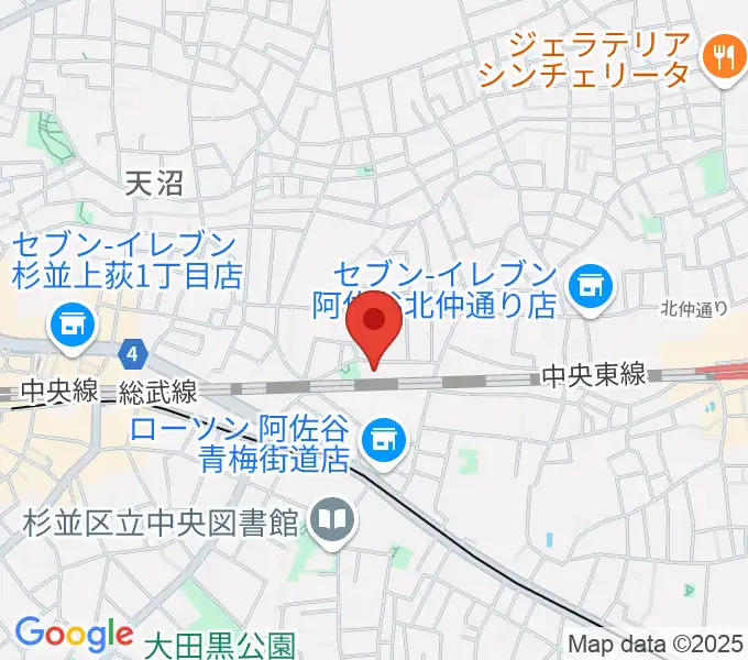 インド音楽教室J.I.N.の地図