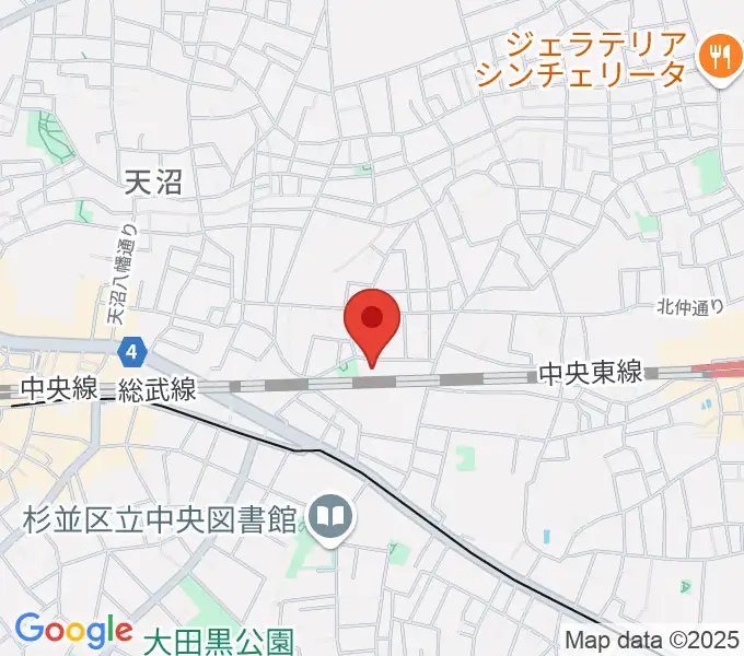 インド音楽教室J.I.N.の地図