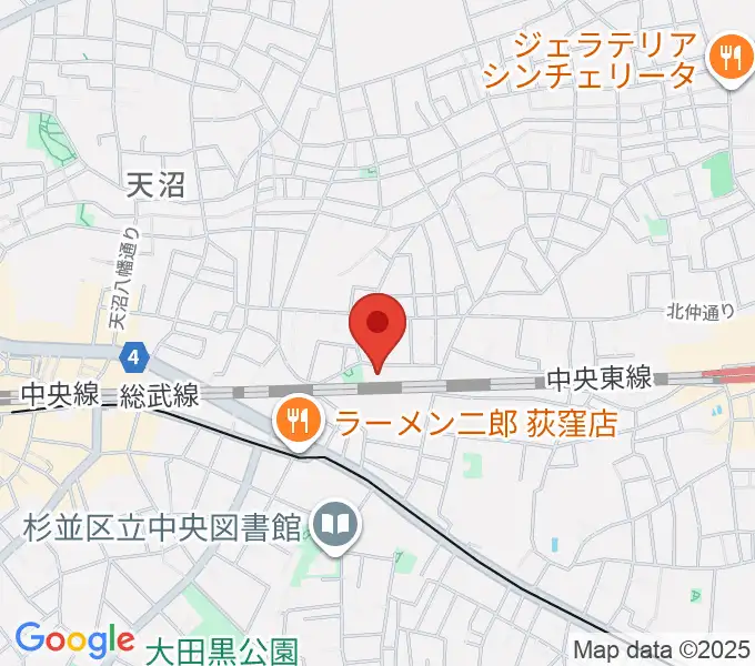 インド音楽教室J.I.N.の地図