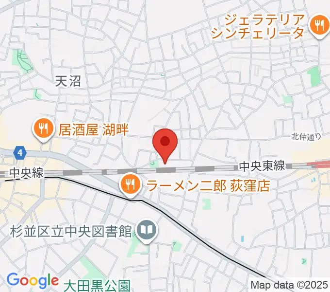 インド音楽教室J.I.N.の地図