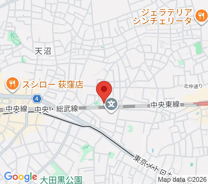 インド音楽教室J.I.N.の地図