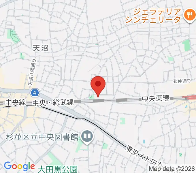 インド音楽教室J.I.N.の地図