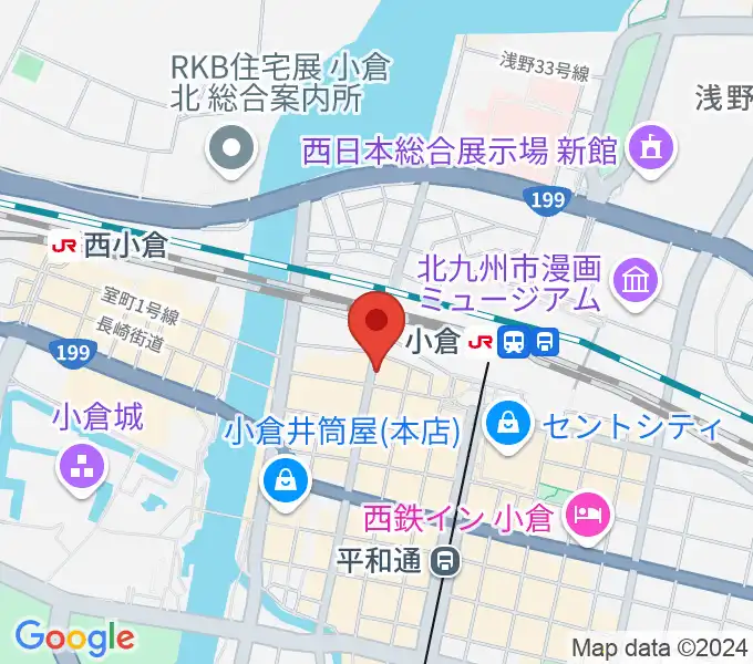 小倉FUSEの地図