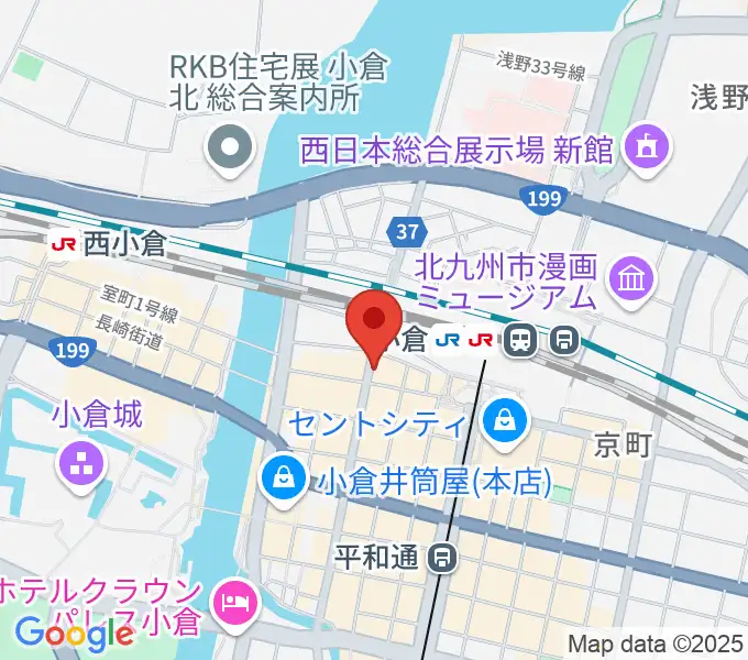 小倉FUSEの地図