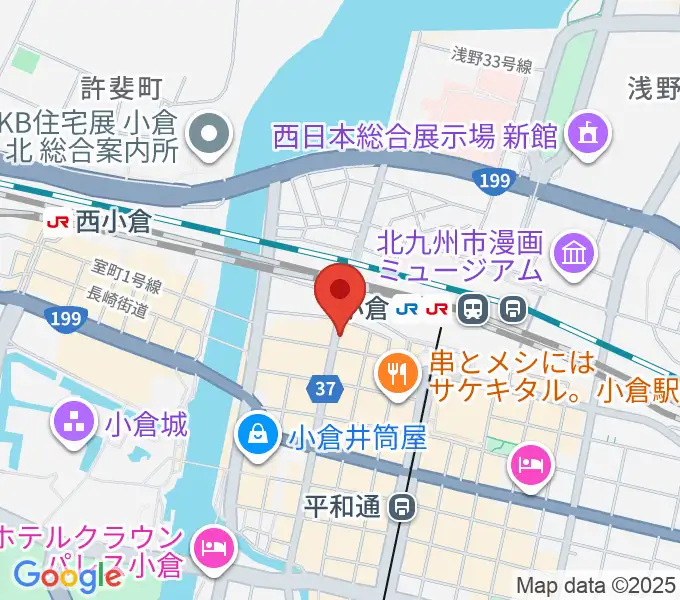 小倉FUSEの地図