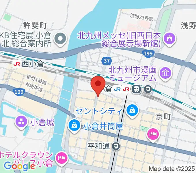 小倉FUSEの地図