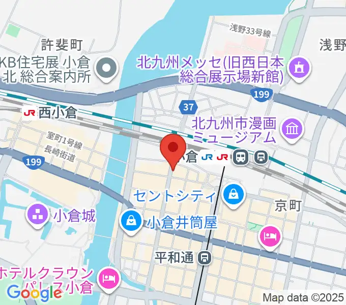 小倉FUSEの地図
