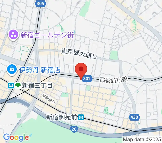 新宿WildSideTokyoの地図