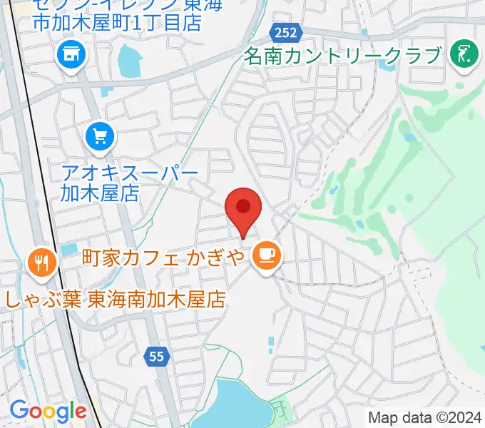 榊原ギター工房の地図