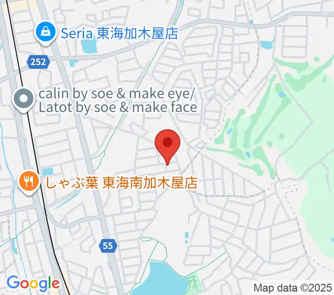 榊原ギター工房の地図