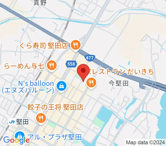 沖縄三線 和於屋の地図