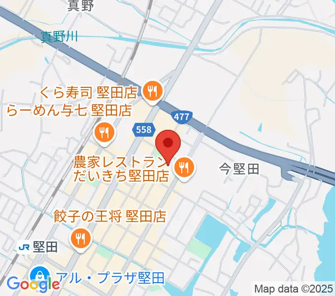 沖縄三線 和於屋の地図