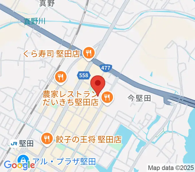沖縄三線 和於屋の地図