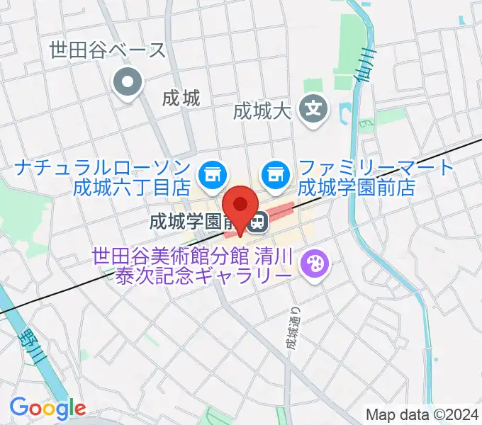 成城ミュージックアカデミーの地図