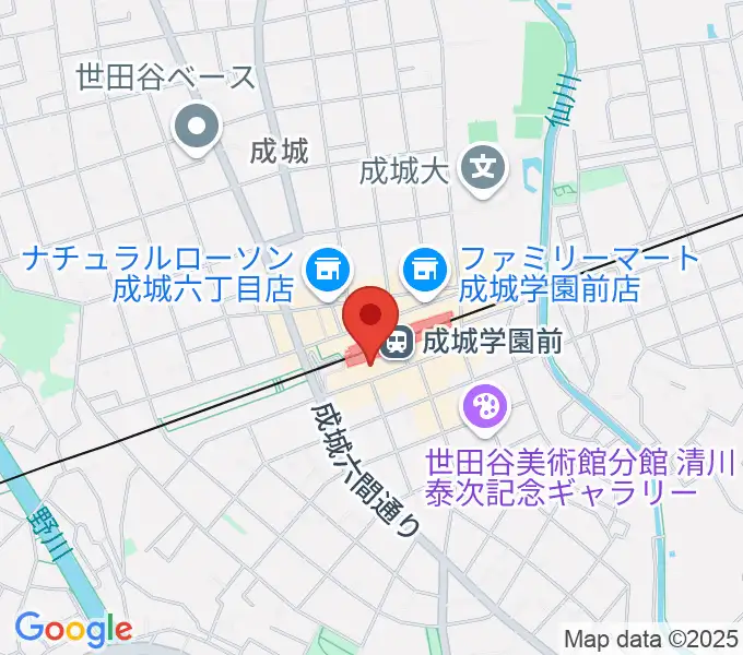 成城ミュージックアカデミーの地図