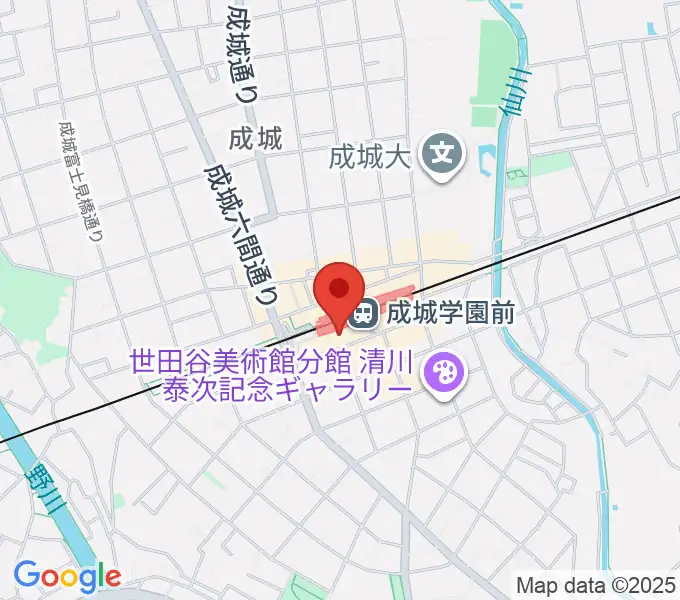 成城ミュージックアカデミーの地図