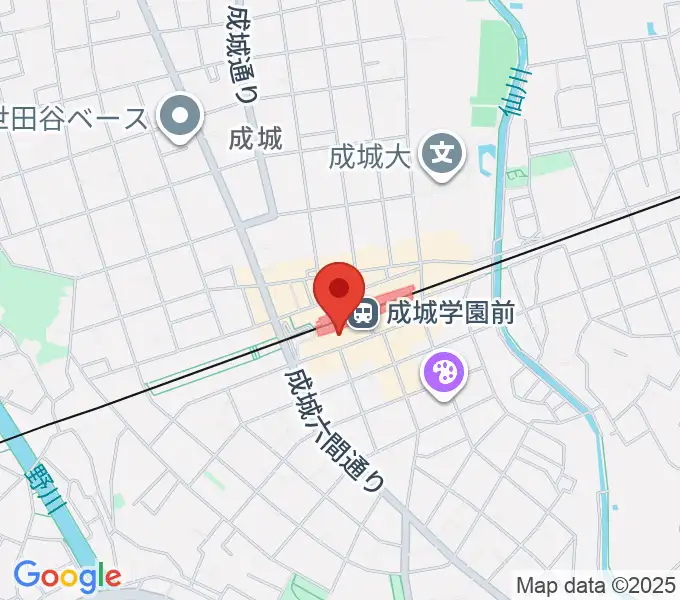 成城ミュージックアカデミーの地図