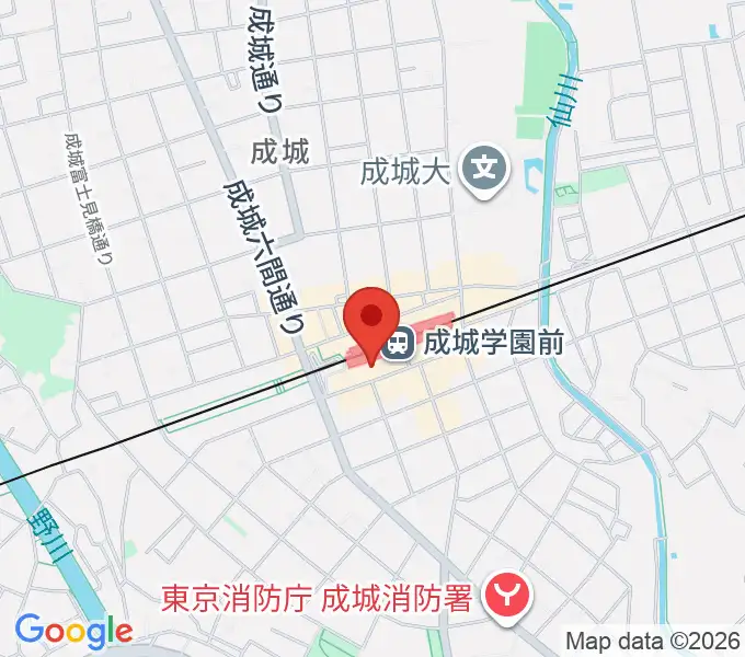 成城ミュージックアカデミーの地図