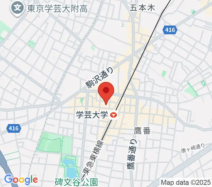 シェリーミュージックスクールの地図