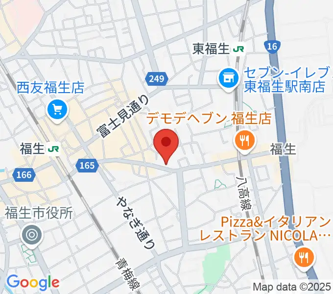 キャットロックの地図