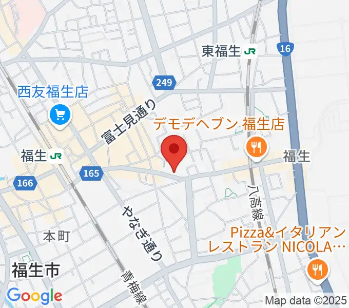 キャットロックの地図